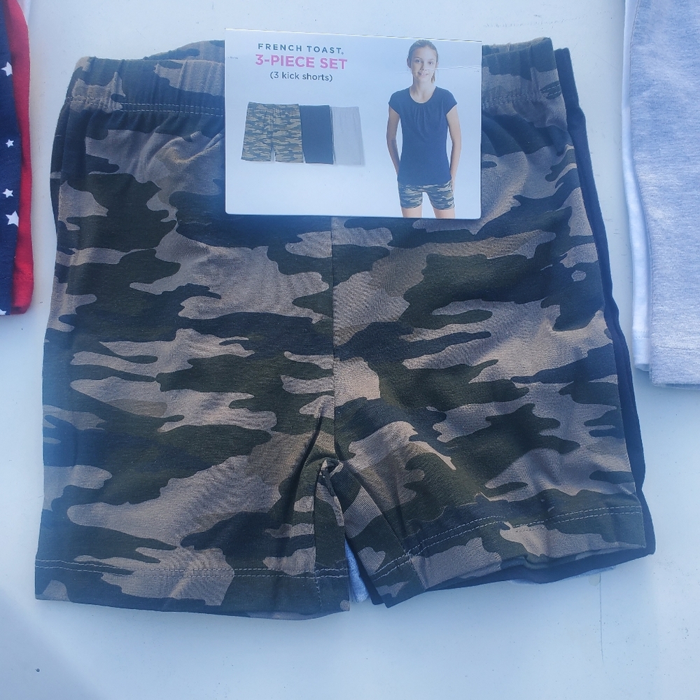 NWT 3 pack of Girls Kick Shorts
